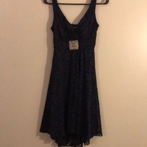 Navy lace dress